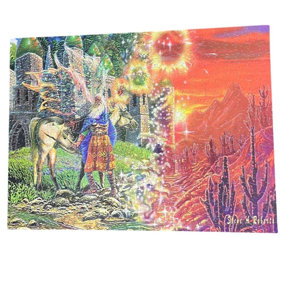 Ceaco Alter Terrain 550 Piece Glow in the Dark Puzzle Steve Roberts 2003